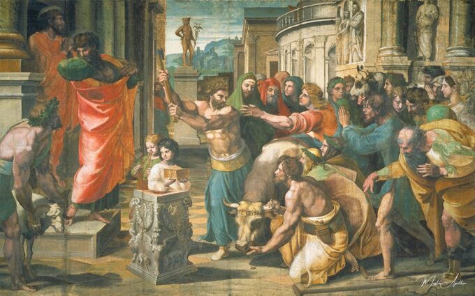 La victime de Lystre – Raphaël (peintre) Raffaello Sanzio (Raphaël)