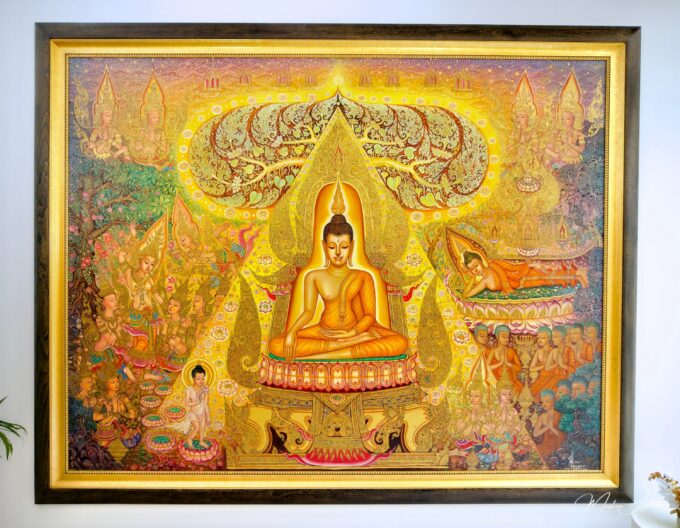La Vie de Bouddha | 240 x 180 cm La Galerie d'art en ligne art gallery