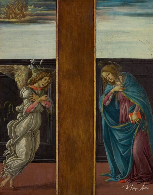 La Vierge Annoncée et l’Archange Gabriel – Sandro Botticelli Sandro Botticelli