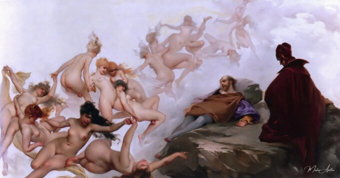 La vision de Faust – Luis Ricardo Falero Luis Ricardo Falero 2