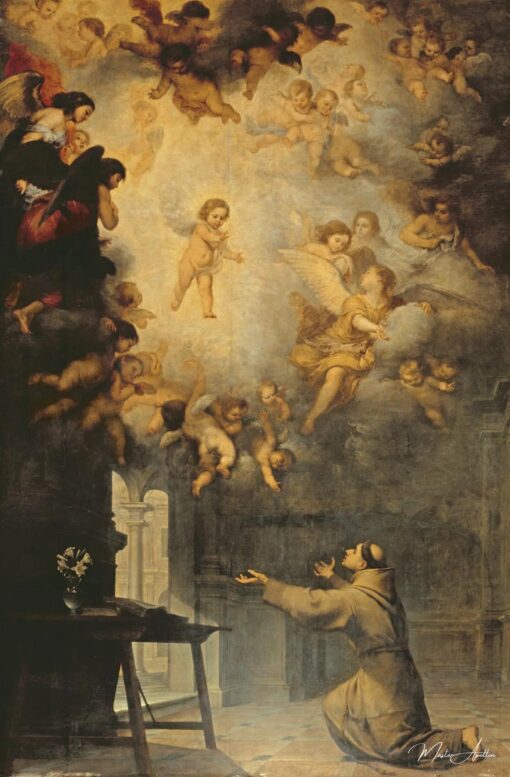 La vision de saint Antoine de Padoue – Bartolomé Esteban Murillo Bartolomé Esteban Murillo
