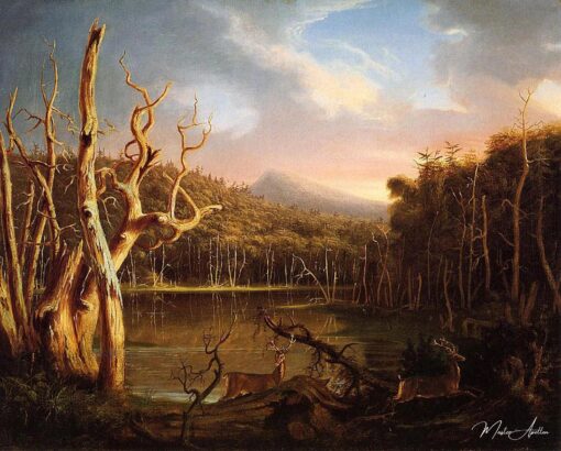 Lac avec des arbres morts (Catskill) – Thomas Cole Thomas Cole