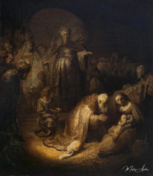 L’adoration des Mages – Rembrandt van Rijn Rembrandt van Rijn
