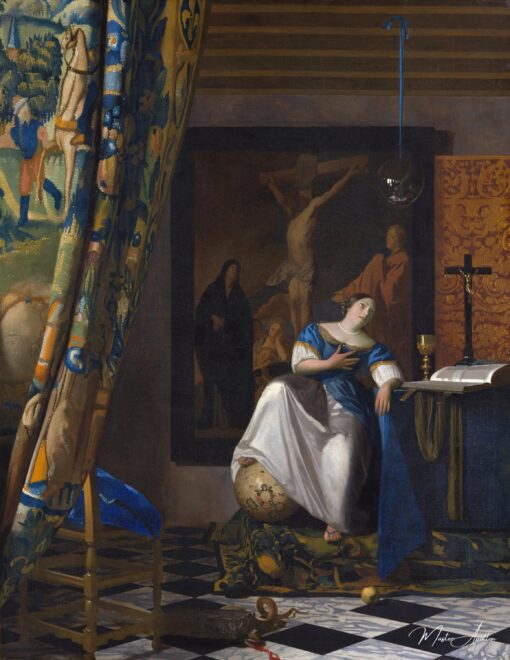L’Allégorie de la Foi – Johannes Vermeer Johannes Vermeer