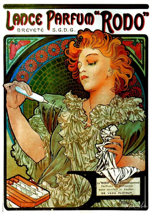 Lance Parfum « Rodo » – Mucha Alphonse Mucha