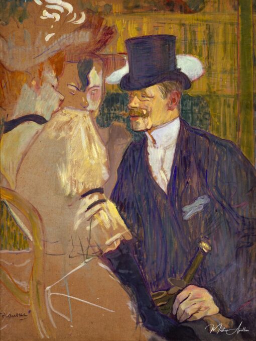 L’Anglais au Moulin-Rouge – Toulouse Lautrec Henri de Toulouse-Lautrec