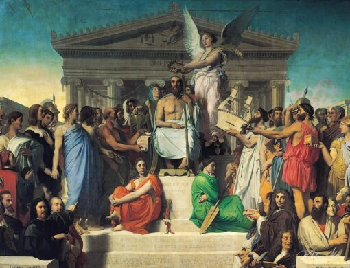 L’apothéose d’Homère – Jean-Auguste-Dominique Ingres Jean-Auguste-Dominique Ingres