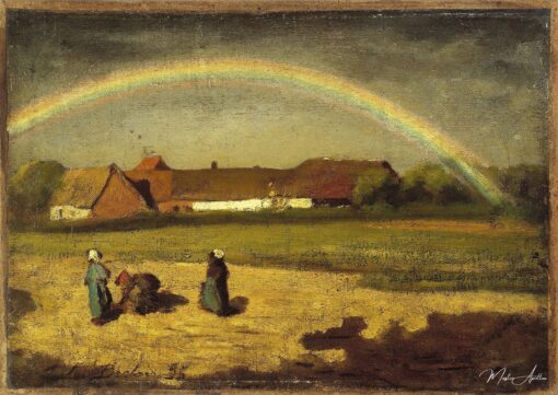 L’arc-en-ciel à Courrières – Jules Breton Jules Breton