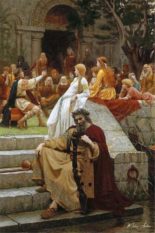 Lauriers fanés – Edmund Leighton Edmund Leighton