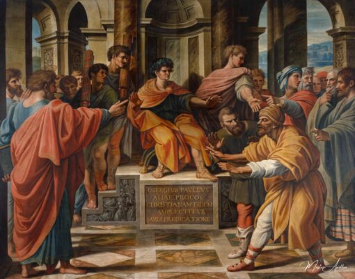 L’aveuglement d’Elymas – Raphaël (peintre) Raffaello Sanzio (Raphaël)