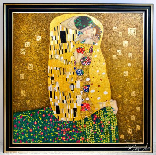 Le Baiser Réimaginé par Master Apollon | 200 x 200 cm La Galerie d'art en ligne art gallery 23