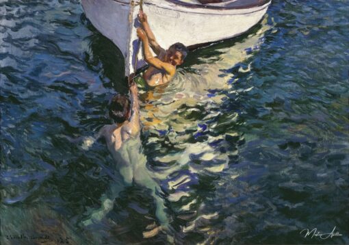Le bateau blanc de Javea – Sorolla Joaquín Sorolla