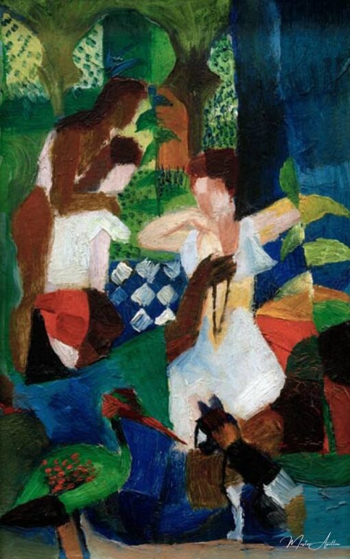 Le bijoutier turc – August Macke August Macke