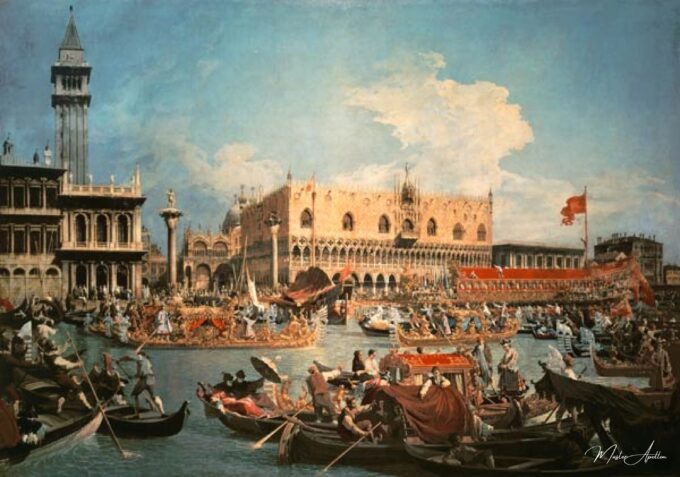 Le Bucentaur avant le palais des Doges – Giovanni Antonio Canal Giovanni Antonio Canal