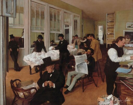 Le Bureau de coton à La Nouvelle-Orléans – Edgar Degas Edgar Degas