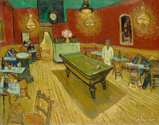 Le Café de nuit – Van Gogh Reproduction de Tableaux Célèbres
