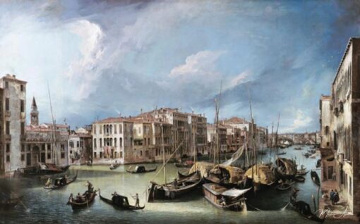 Le Canal Grande à Venise avec le pont Rialto – Giovanni Antonio Canal Giovanni Antonio Canal 2