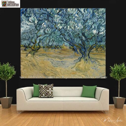 Le Champ d’oliviers – Van Gogh Vincent Van Gogh 7