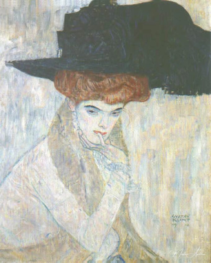 Le chapeau de plume noir – Gustav Klimt Gustav Klimt