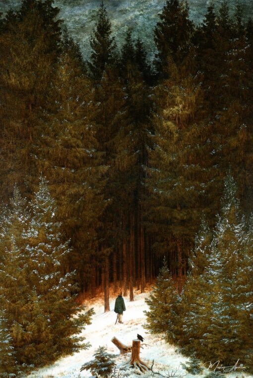 Le Chasseur dans la forêt – Caspar David Friedrich Caspar David Friedrich