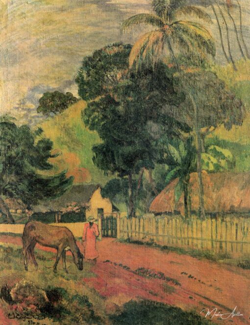 Le cheval sur le chemin – Paul Gauguin Paul Gauguin