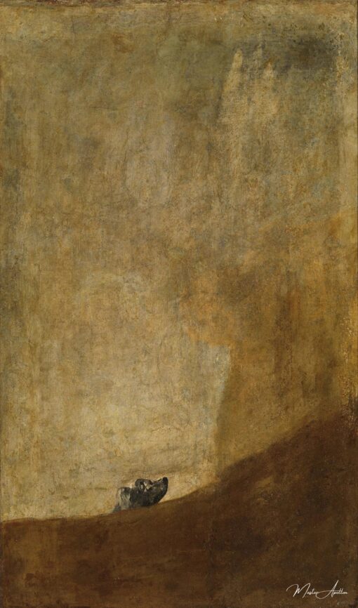 Le Chien – Francisco de Goya Francisco de Goya
