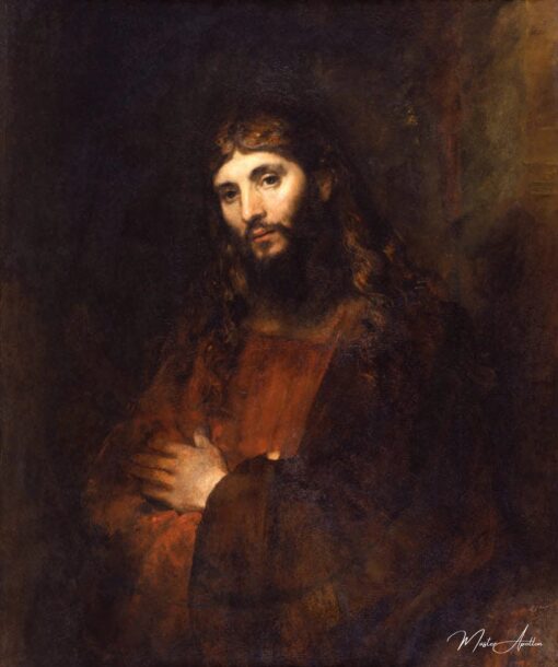 Le Christ aux bras croisés – Rembrandt van Rijn Rembrandt van Rijn