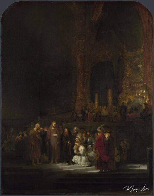 Le Christ et la Femme adultère – Rembrandt van Rijn Rembrandt van Rijn