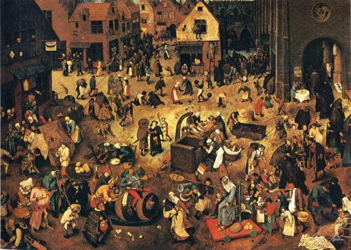 Le Combat de Carnaval et Carême – Pieter Brueghel l’Ancien Pieter Brueghel l'Ancien