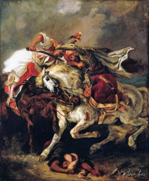 Le combat du Giaour et du Pacha – Eugène Delacroix Eugène Delacroix