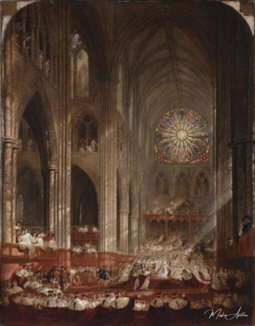 Le couronnement de la reine Victoria – John Martin John Martin