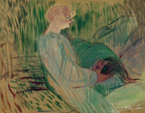 Le Divan, Rolande – Toulouse Lautrec Henri de Toulouse-Lautrec
