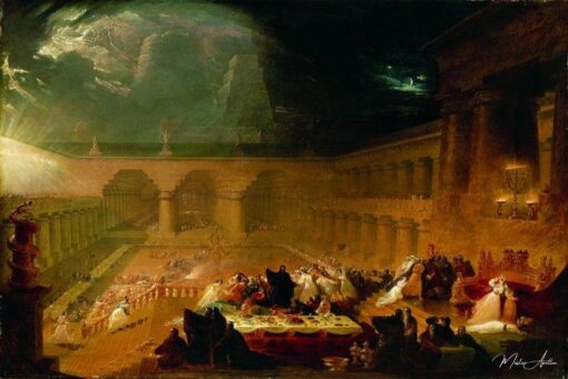 Le festin de Belshazzar – John Martin John Martin
