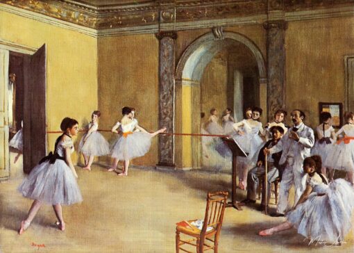 Le Foyer de la danse à l’Opéra de la rue Le Peletier – Edgar Degas Edgar Degas
