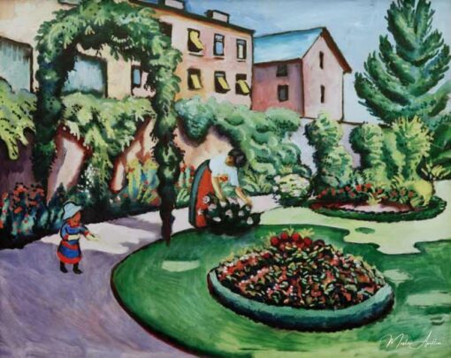 Le jardin Macke’sche à Bonn – August Macke August Macke