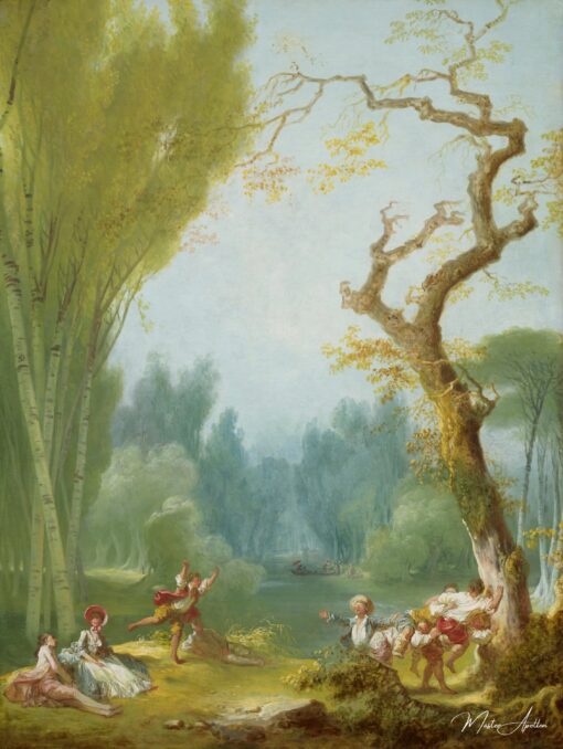 Le jeu du cheval fondu – Jean-Honoré Fragonard Jean-Honoré Fragonard 2