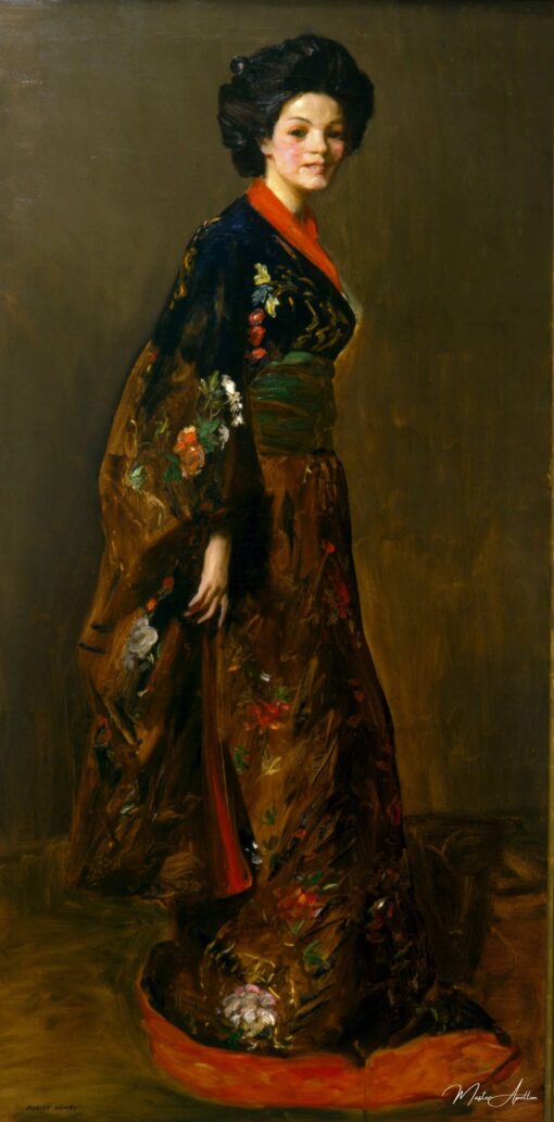 Le Kimono bleu – Robert Henri Robert Henri