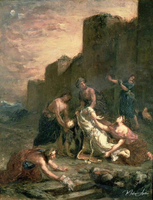 Le martyre de saint Étienne – Eugène Delacroix Eugène Delacroix