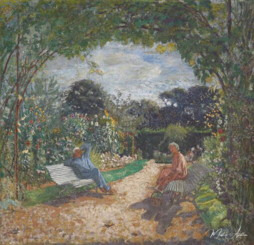 Le matin au jardin, Clos Cézanne – Édouard Vuillard Édouard Vuillard