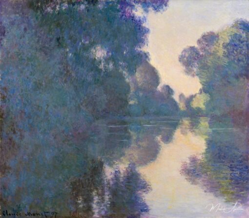 Le Matin sur la Seine, temps net – Claude Monet Claude Monet