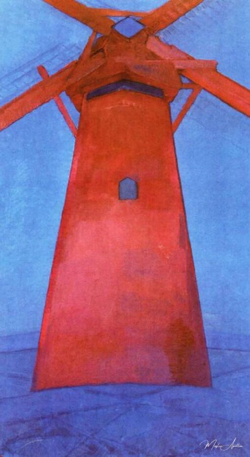 Le moulin rouge – Mondrian Piet Mondrian