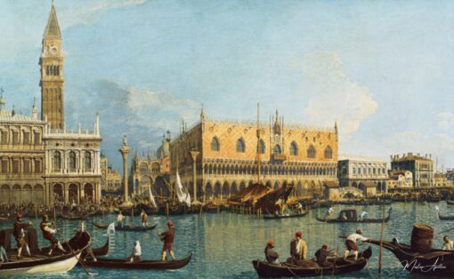 Le palais des Doges avec la Piazzetta – Giovanni Antonio Canal Giovanni Antonio Canal