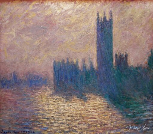Le Parlement de Londres. Ciel d’orage (W 1605) – Claude Monet Claude Monet