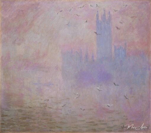Le Parlement, mouettes (W 1612) – Claude Monet Claude Monet