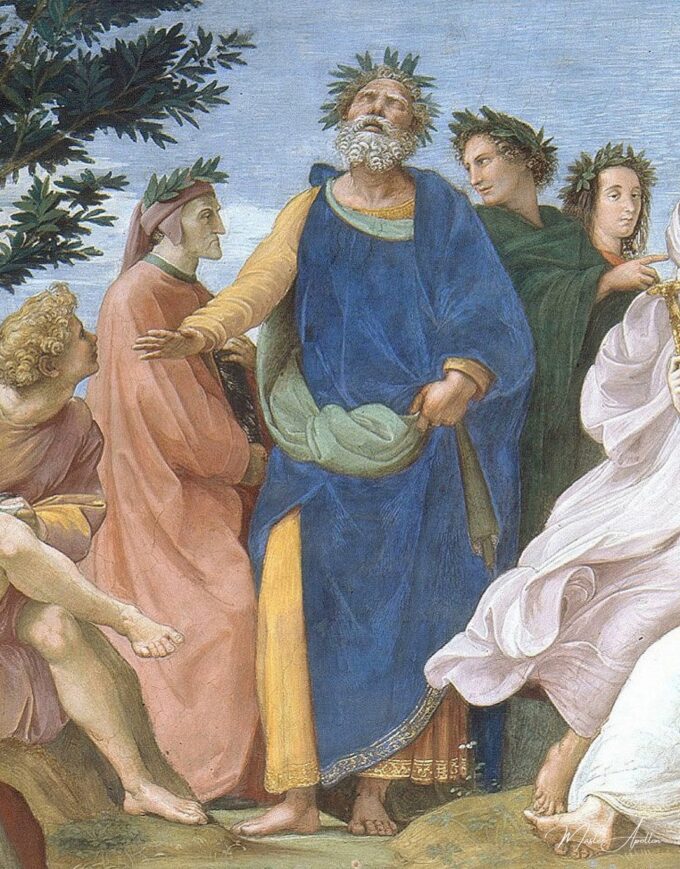Le Parnassus – Raphaël (peintre) Raffaello Sanzio (Raphaël)