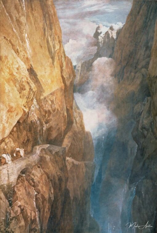 Le passage de Saint-Gotthard – William Turner William Turner