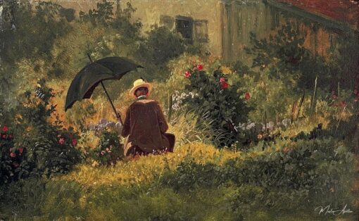 Le peintre dans le jardin – Carl Spitzweg Carl Spitzweg