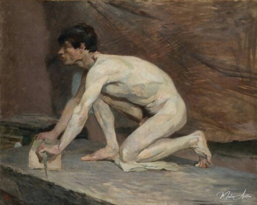 Le polisseur de marbre – Toulouse Lautrec Henri de Toulouse-Lautrec