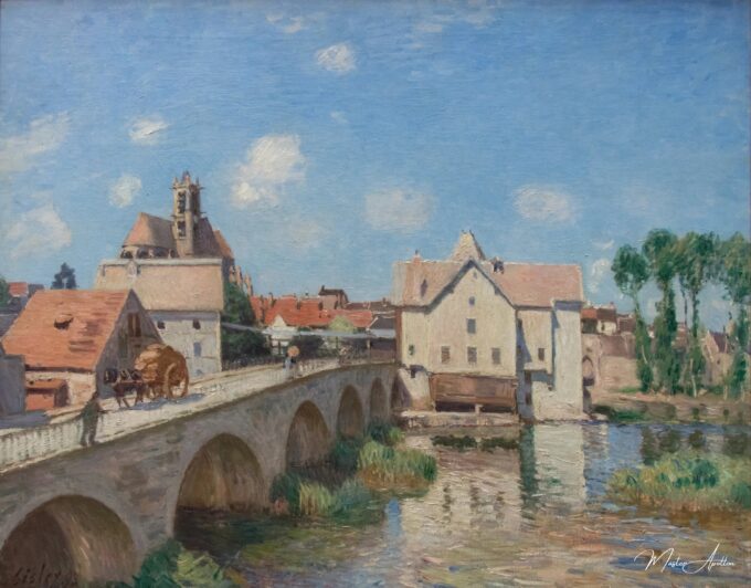 Le pont de Moret – Alfred Sisley Alfred Sisley 2