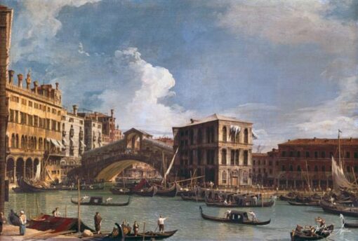 Le pont du Rialto, Venise, vu du nord – Giovanni Antonio Canal Giovanni Antonio Canal